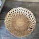 Natural fine wicker basket with a diameter of 20 cm.