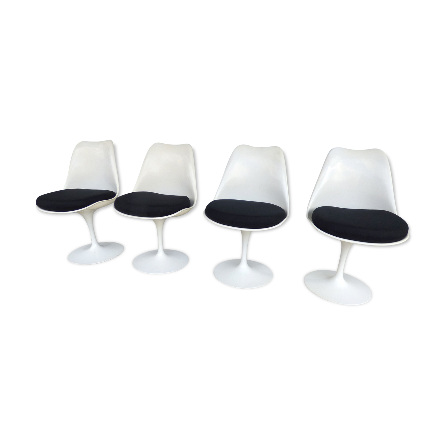 Lot de 4 chaises tulipe Knoll Eero Saarinen