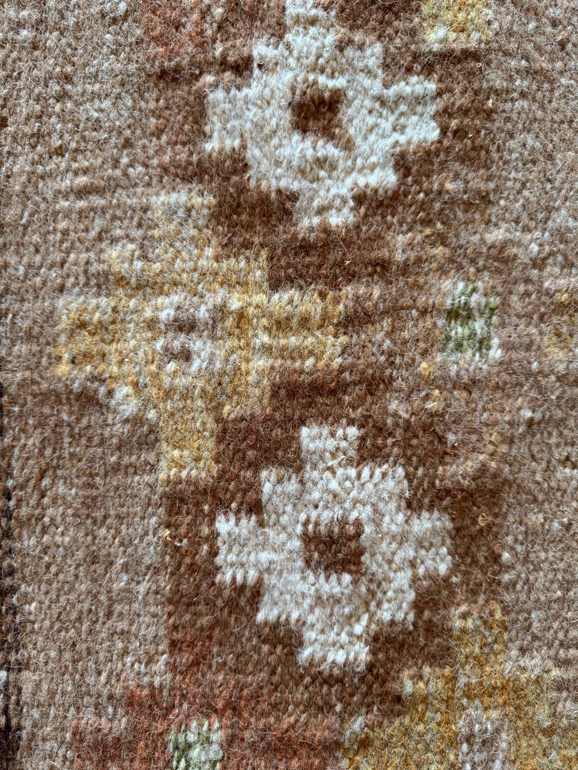 Tapis rolakan scandinave tissé à la main par Ingegerd Silow, Suède