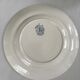 Lot of 6 blue-green ironstone plates, antique French earthenware.
