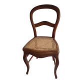 Chaise ancienne bois assise cannage