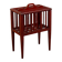 Wooden magazine rack, red patina, England circa 1900