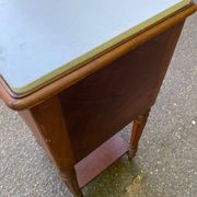 Table de chevet en bois massif henri II du 19ème
