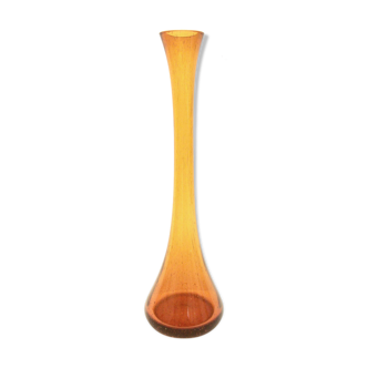 Vase soliflore bubbled glass