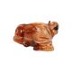 Sixties michel caugant bison tureen pâté mold glazed earthenware 25cm