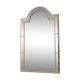 Large 20th Century Venetian trapezium Mosaic mirror with brass garlands