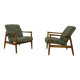 Mid-Century GFM-64 Armchairs by Edmund Homa for Gościcińskie Furniture Factory, Poland, Set of 2
