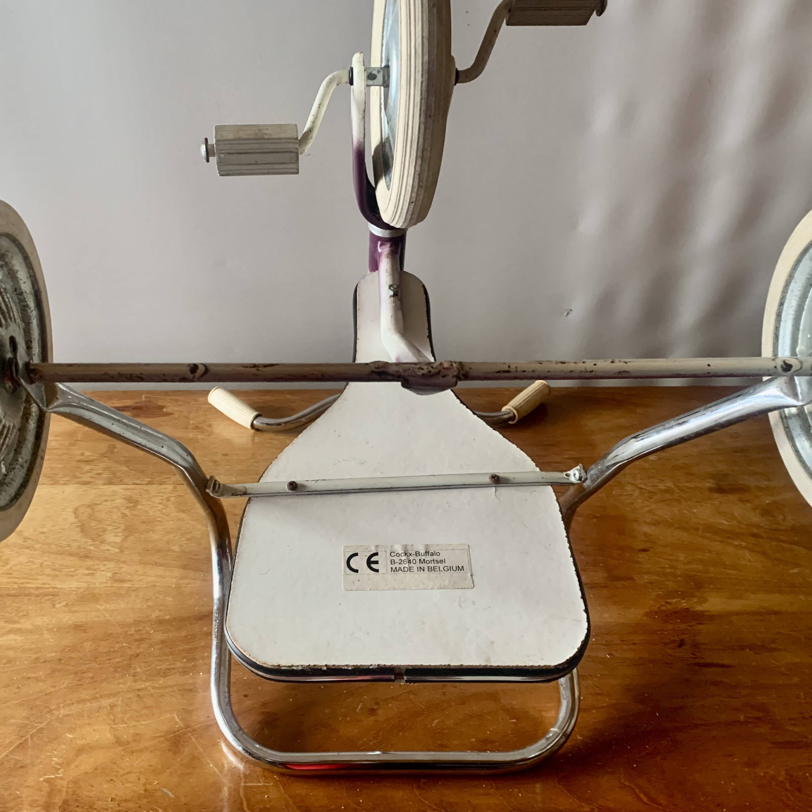 Vintage children's tricycle - painted and chromed metal - Buffalo Type Luxe