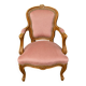 Child's armchair in Louis-Philippe style in walnut, second half of the 20th century.