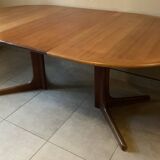 Baumann teak table in Scandinavian style circa 1960 extendable