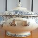 Porcelain soup pot iron earth H. Boulenger model Floréal