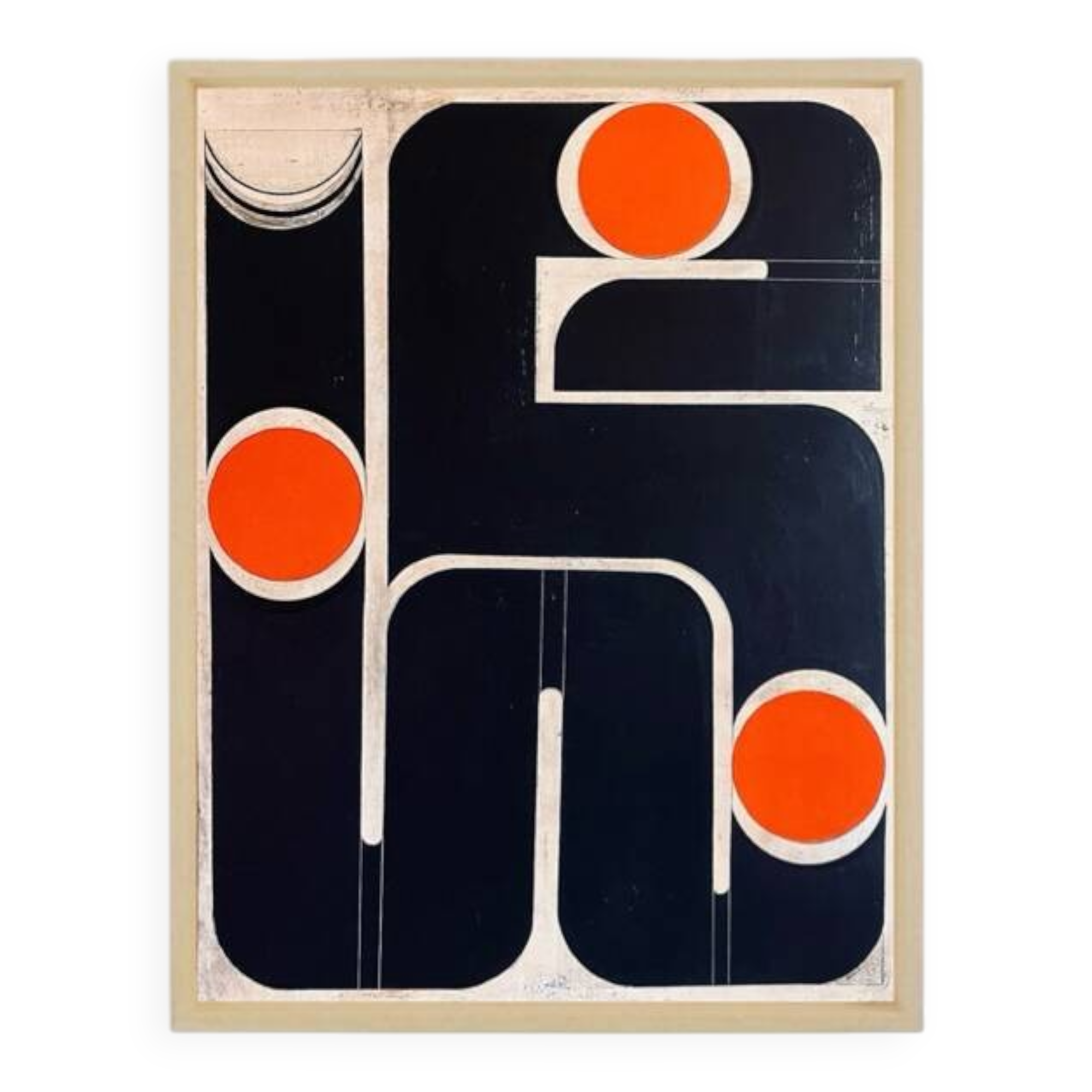 Olisch Table "Orange Mecanik" Bauhaus series