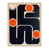 Olisch Table "Orange Mecanik" Bauhaus series