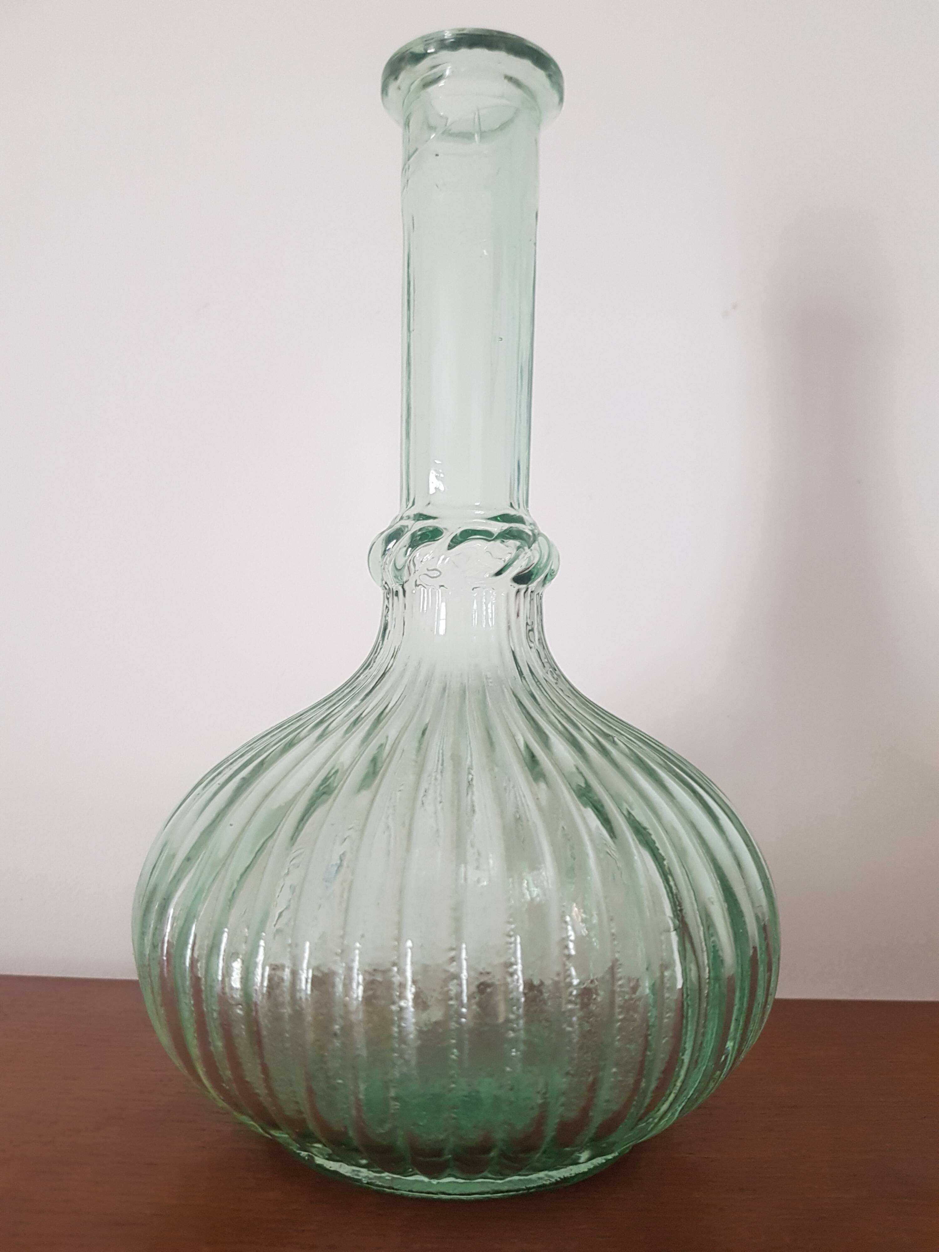 Blown glass carafe