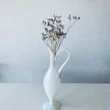 White opaline ewer