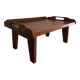 Wooden coffee table with a lovely square pattern, serving tray, 1960s, Germany.