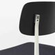 Chaise  Friso Kramer "Result" tapissée noir et blanche