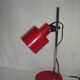 Sliding red desk lamp from the 1970s.
