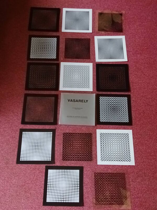 Rare Portfolio Complet ''Cinetique Profonde'' - Victor Vasarely - Éd. Gr