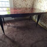 Expandable dining table style art deco years (1950-1970)