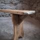 Ensemble de deux bancs vintage en bois de peuplier, 1920–1950