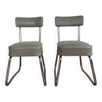 Pullman style office chairs, France, 1950s