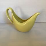 Old yellow sauceboat Boch Belgium