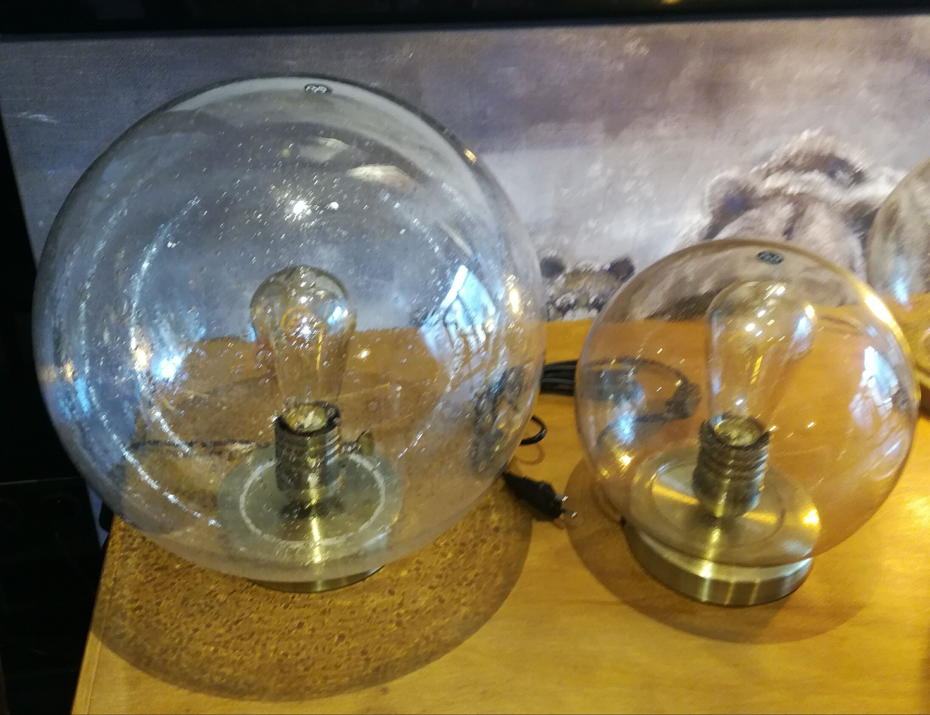 Lampe boule 70's