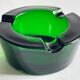 ASH TRAY Green Glass Vintage