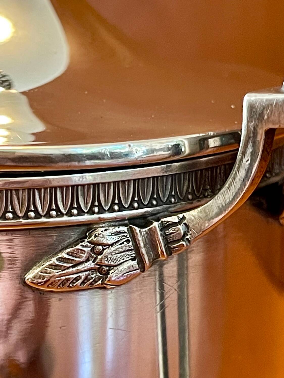 Solid silver bonbonnière, silversmith Émile Puiforcat