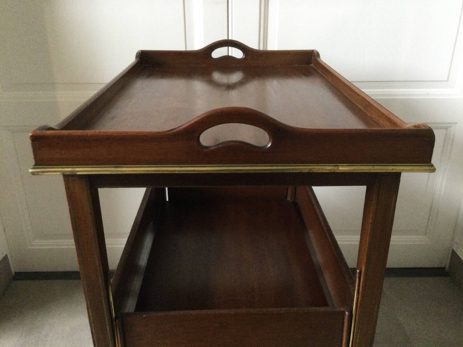 Modular coffee table 1900 mahogany