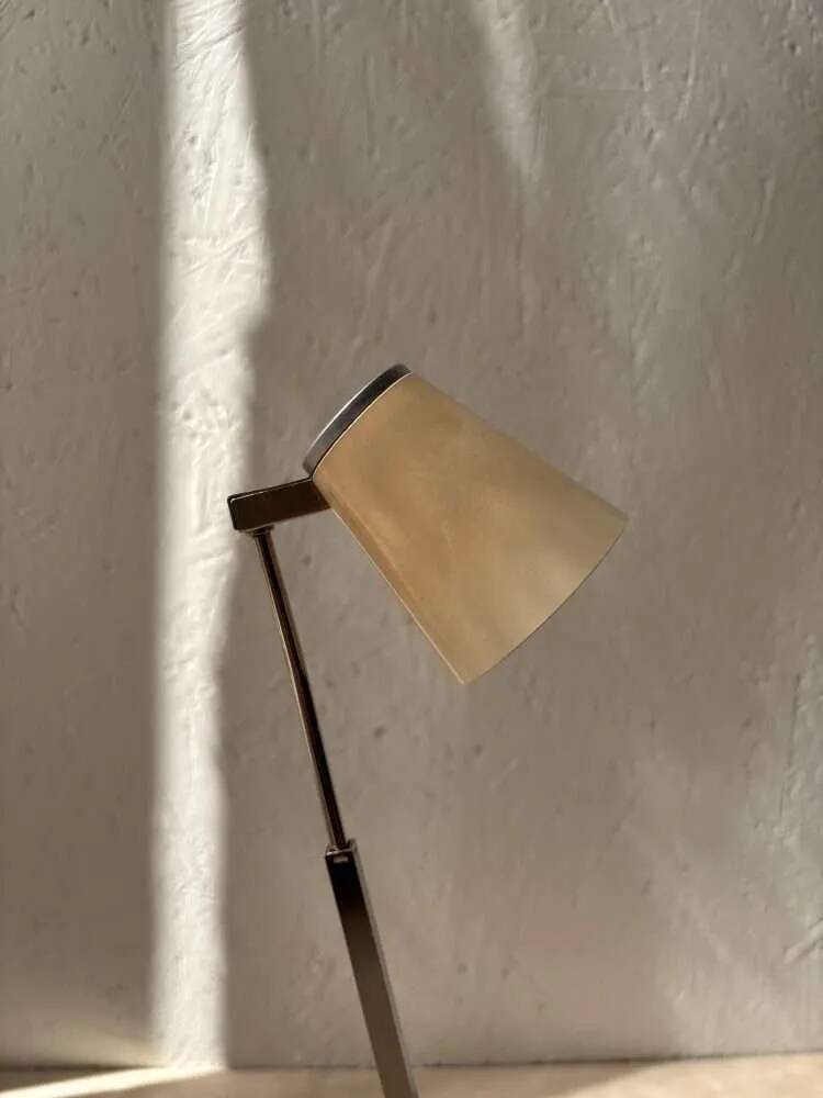Vintage Hala Lampette beige 1970s lamp