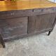 18th-century antique chest of drawers from the Louis XVI period in blonde walnut.