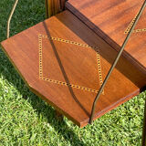 Art Deco walnut tea table