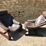 Paire de fauteuils Ake Fribyter pour Nelo 70s