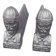 Paire de chenets en fonte