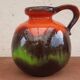 Fat lava ball vase Scheurich 484-21, vintage ceramic