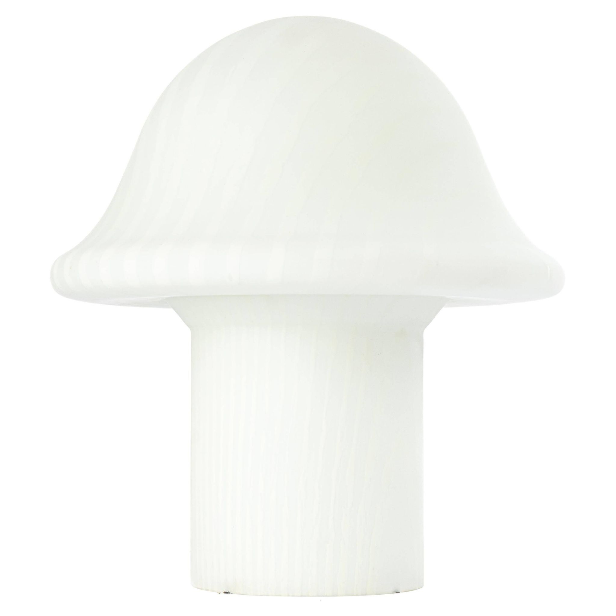 Large glass table lamp by Peil & Putzler, Germany, 1970s.