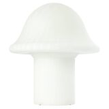 Large glass table lamp by Peil & Putzler, Germany, 1970s.