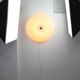 Large Mid Century Modern Italian Plexiglass and Brass Wall Lamp