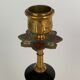 Pair of candlesticks Napoleon III in bronze cloisonné XIXth Barbedienne