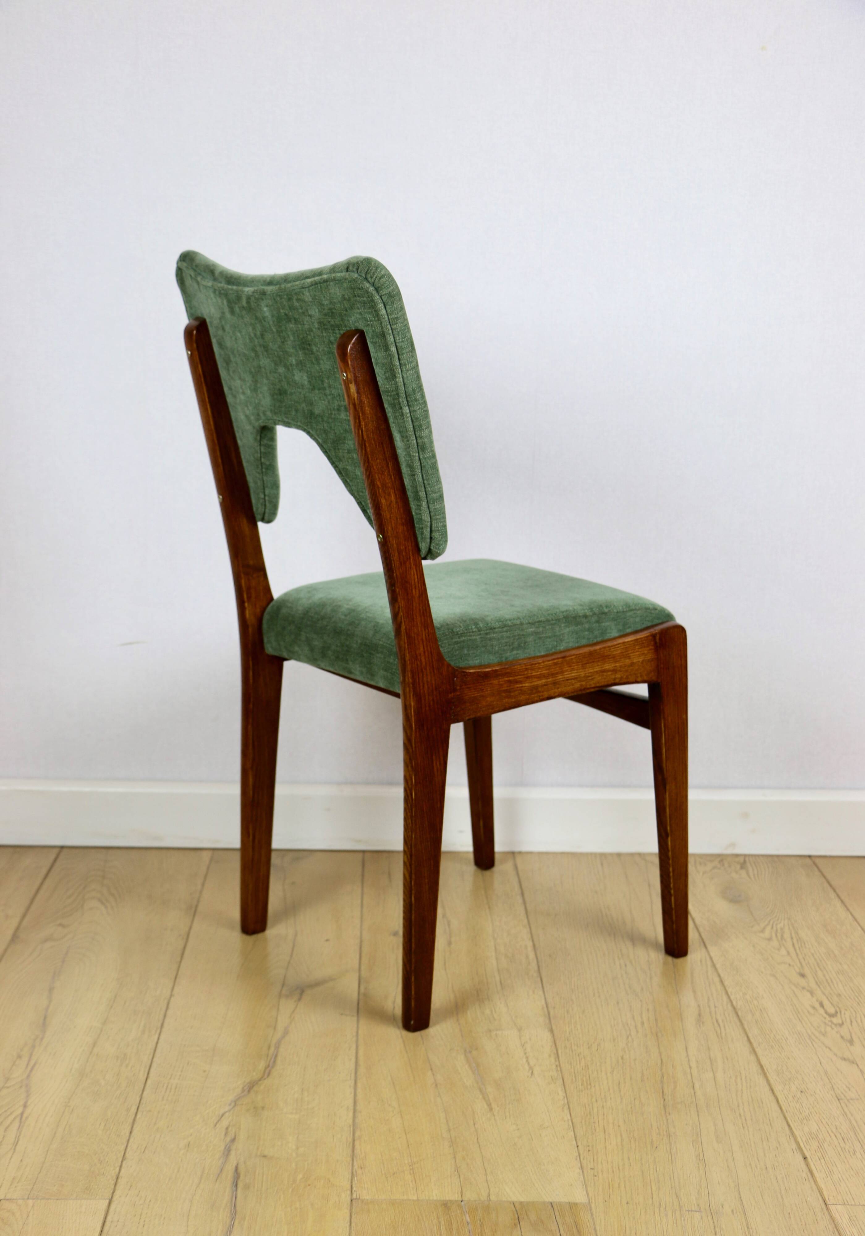 Chaises Vintage Hałas vert-olive vintage - 2 pièces - ensemble
