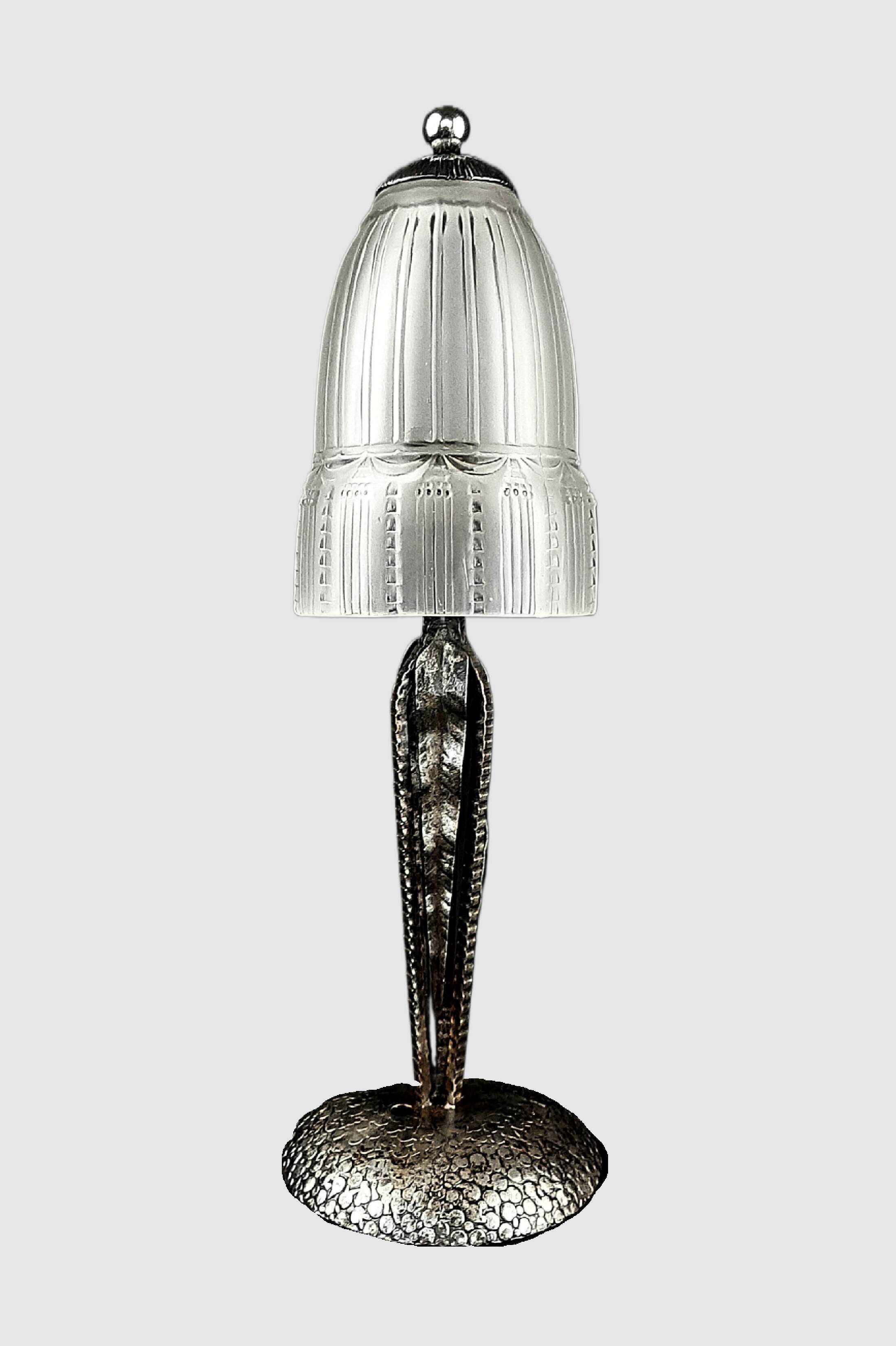Muller freres art deco lamp