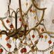 Glass bead chandelier