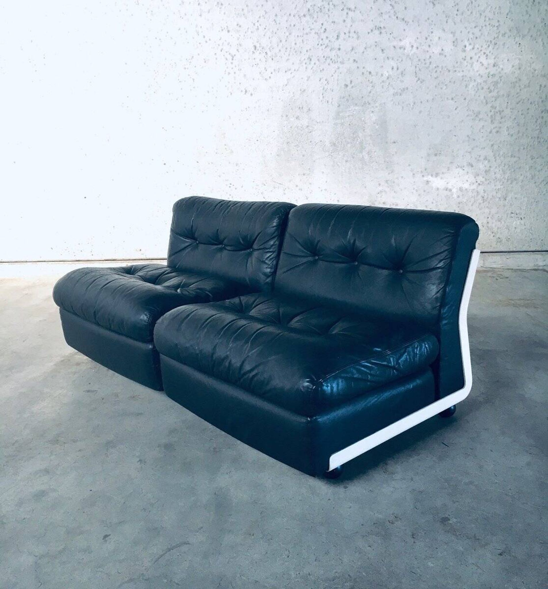 Mid-Century Modern Amanta Modular Sofa by Mario Bellini for B&B Italia, 1970s, Set of 4
