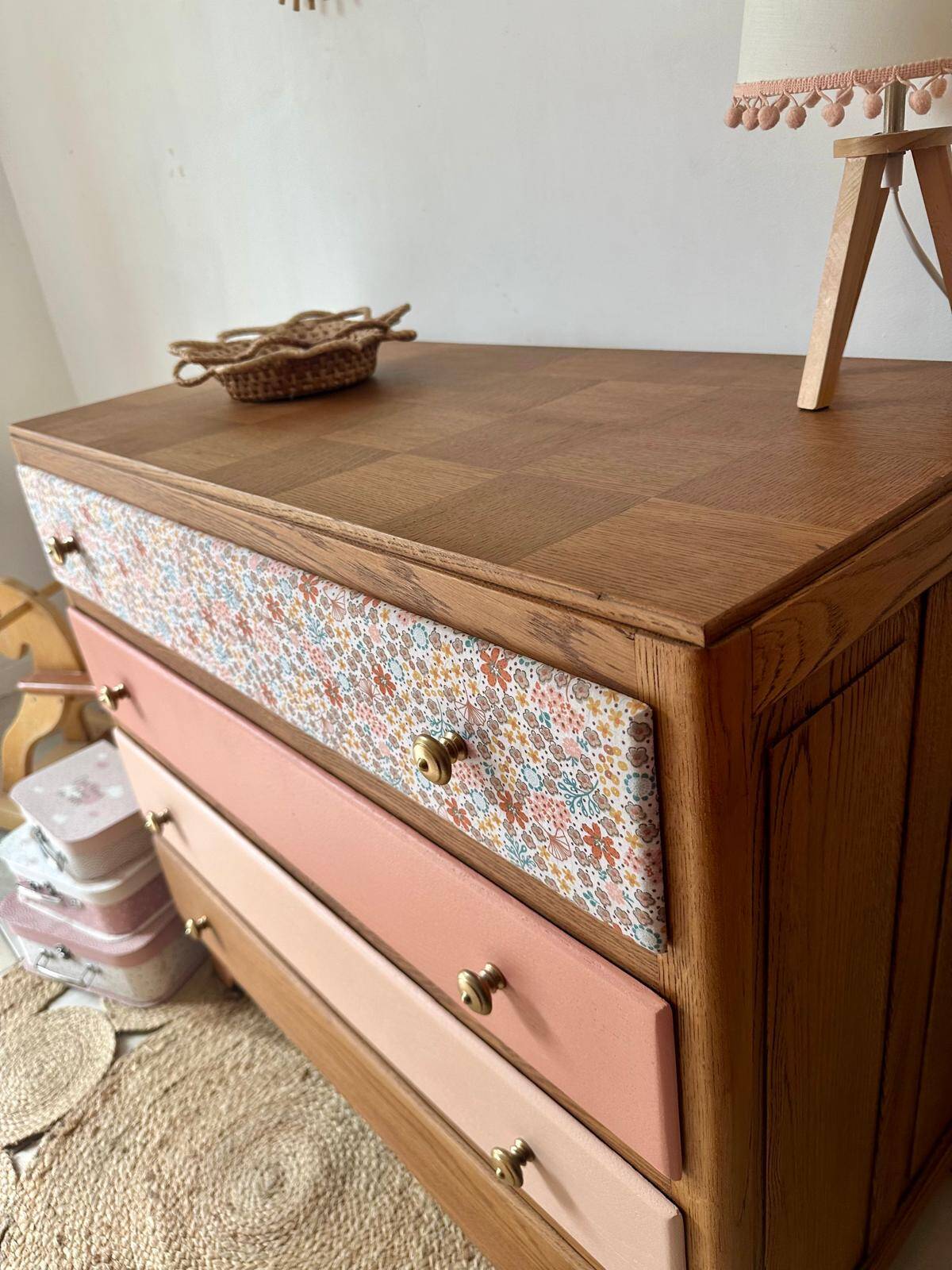 Renovated vintage chest of drawers
