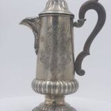 800 silver teapot Italian goldwork 1st half of the 20th century