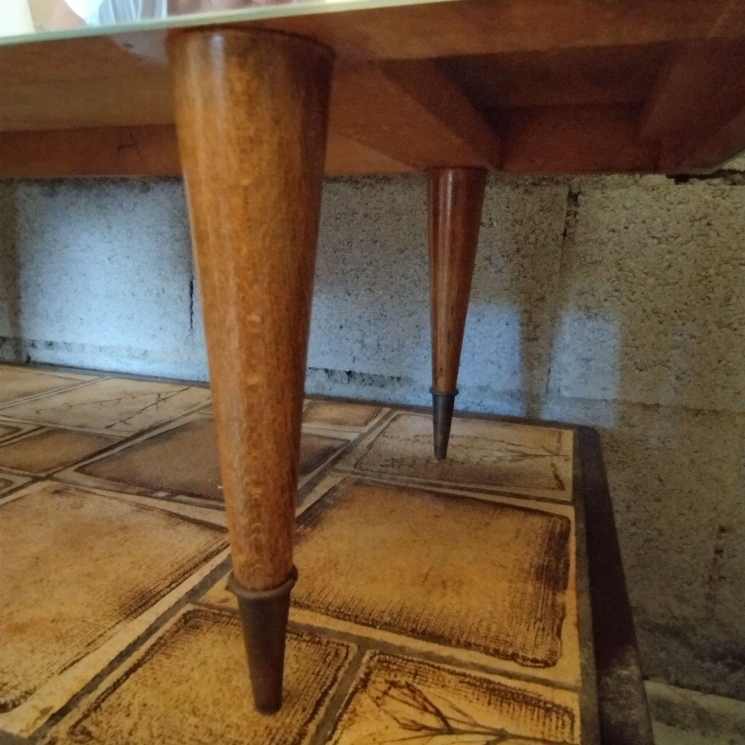 Mirror chest of drawers year 50 vintage art deco