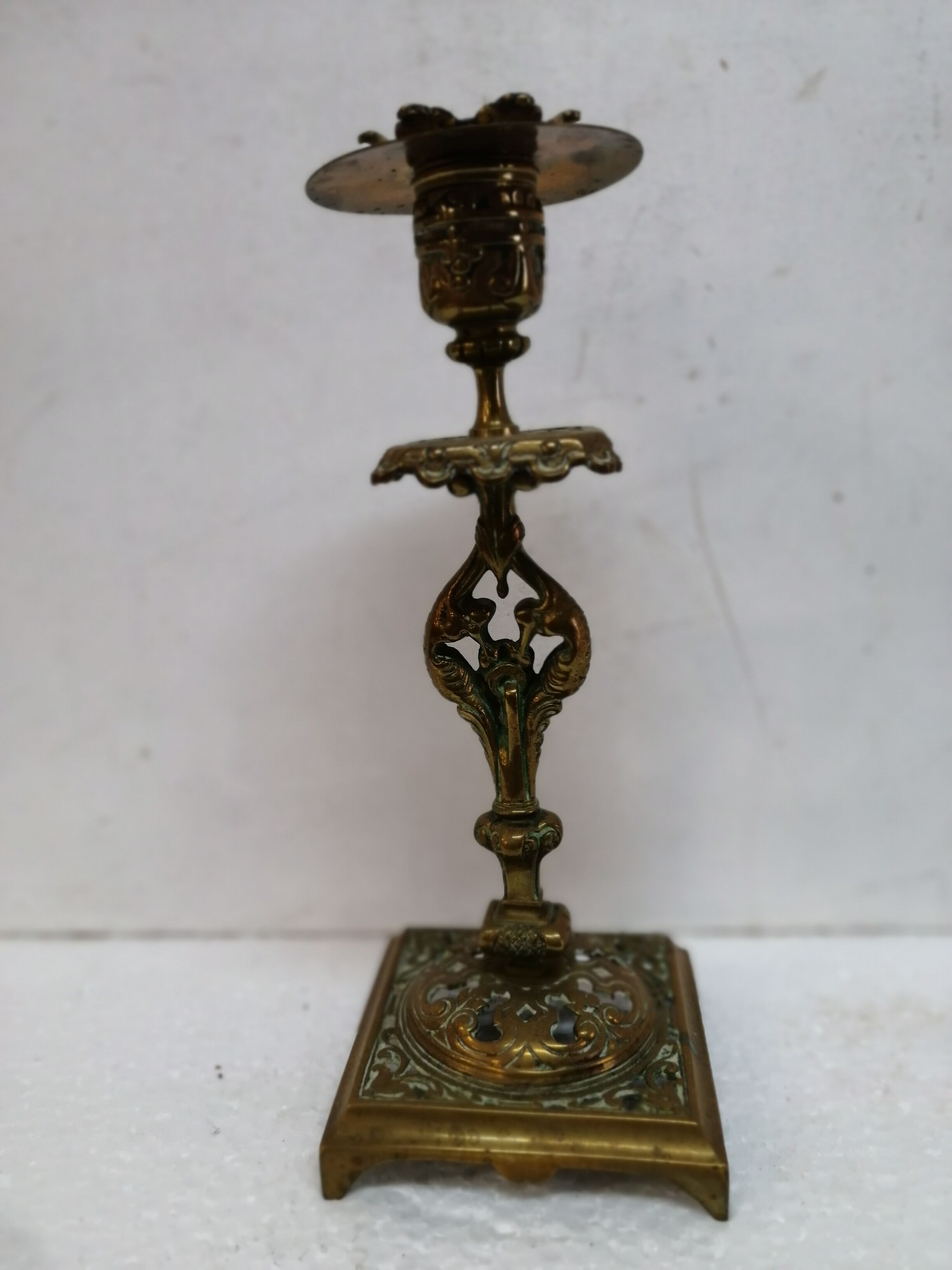 Antique candle holder