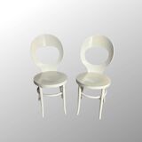 Pair of Baumann chairs, Mouette model, vintage 1960